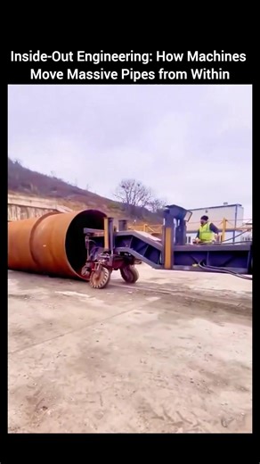 Inside-Out Engineering: How Machines Move Massive Pipes from Within