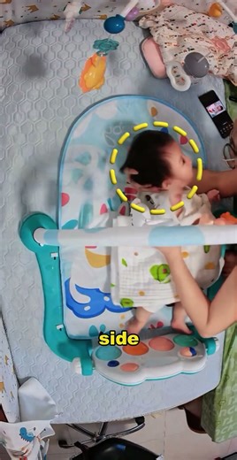 The correct way to do it when the baby vomits milk.#reaction #dangerous #shorts