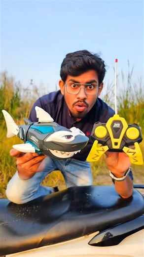 Unboxing RC Robot Shark🦈 #music #unboxing #toys #rc #shortsfeed #shorts