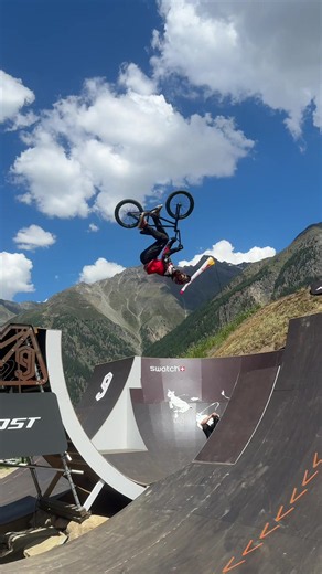 Open loop completed ✅ @Swatch Nines #bmx #loop | BMX Bikes