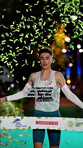 Étienne Daguinos remporte le 10 kilomètres Lamotte de Rennes en 27 minutes et 42 secondes ! 🏆🤘