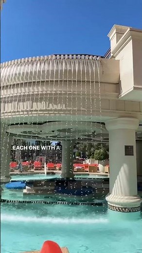 The Caesars Palace Pools in Las Vegas (BEST Las Vegas Pools Part 1) #lasvegaspools #caesarspalace