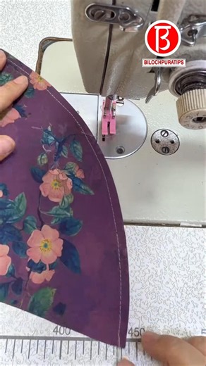 Use fishbone interfacing for curved hems. Sewing Tutorial
