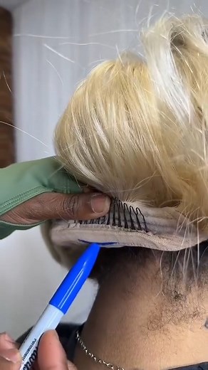 fix a too big wig🥰😍 cr: Thehairdiagram - - - web: bit.ly/3QtXRgq | Beautypreeverythingwig