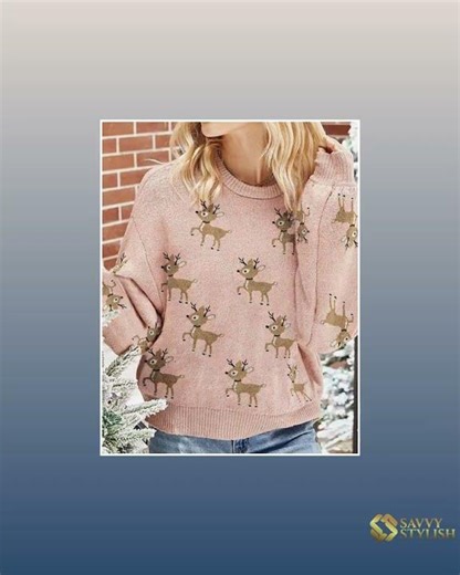 Reindeer sweater
