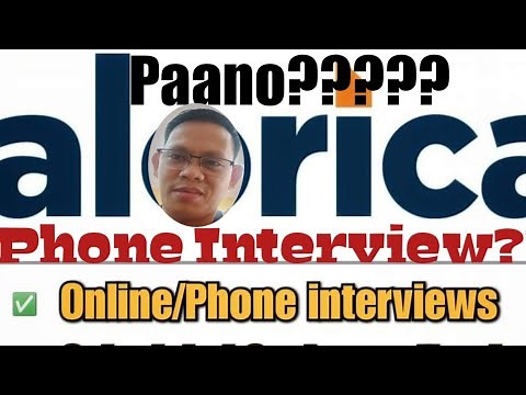 CALL CENTER/PHONE INTERVIEW/ALORICA/MOCK CALL???