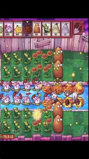 Full Arsenal of Cattails, Stars and Threepeaters ready for Action - Stage 3-4 R.I.P. - PvZ Replanted