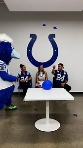 GOT EM🤣 | Blue Indianapolis Colts Mascot