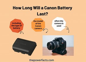 How Long Will a Canon Battery Last? (Full Analysis) - The Power Facts