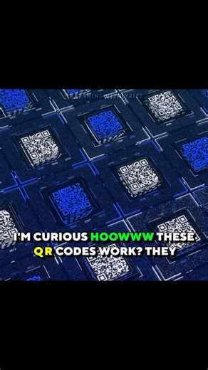 Learning with Lyrics! on Instagram: "How do QR codes actually work? 🤨 📱 QR codes work by encoding data (like website links, text, or contact info) into a pattern of black and white squares, read by a smartphone camera, which decodes the pattern into binary (1s and 0s) and performs the associated action, like opening a URL or app. Key parts include large "finder patterns" for orientation and alignment markers for distortion correction for clear definition, allowing for quick data storage! #scie