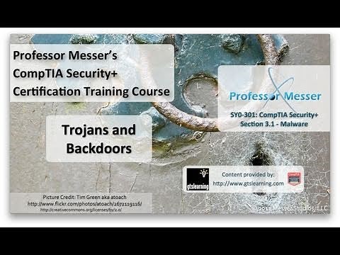 Understanding Trojans and Backdoors - CompTIA Security+ SY0-301: 3.1