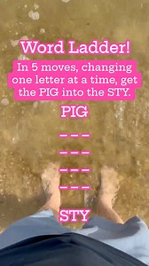 218K views · 197 reactions | Word ladder #reels #brainteaser | Lanette and Kurt | Facebook