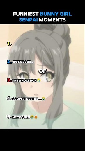 Ranking The Funniest bunny girl senpai moments😭