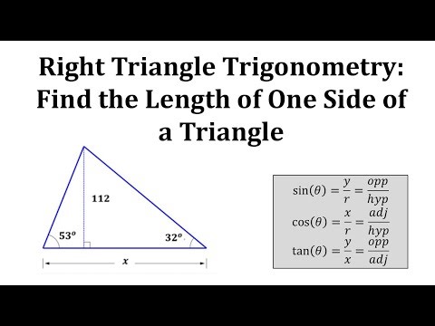 Find the Length of One Side of a Triangle Using Two Right Triangles
