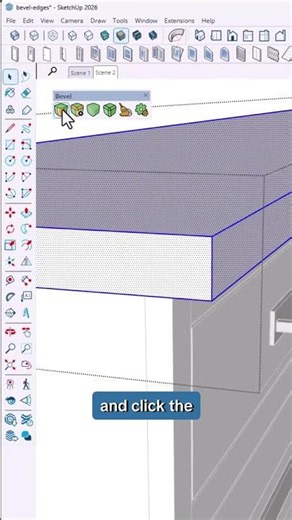Here are the two ways to create a beautiful beveled edge