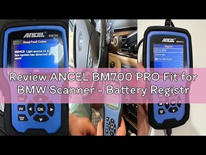 Review ANCEL BM700 PRO Fit for BMW Scanner - Battery Registration Tool, Code Reader for BMW/Mini/RR,