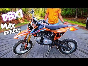 TOP SPEED ON MY NEW 150cc PIT BIKE!!