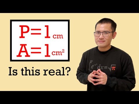 Can a rectangle have perimeter=1 and area=1?