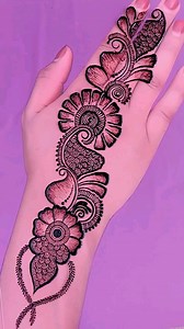Simple Mehndi Design Floral Mehndi Front Hand Mehndi Easy Mehndi Design #MehndiDesigns | Mehndi Design