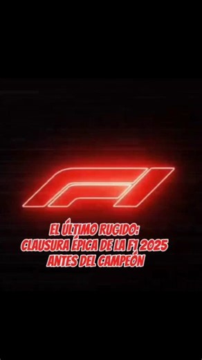 Hoy despedimos una era legendaria. El V6 Turbo-Híbrido, los DRS, los motores que definieron una década… todo llega a su fin. Pero la emoción no muere: 2025 nos deja con un trío finalista que luchará por el trono hasta la última curva. Llega el momento de que gane el mejor. Que viva la Fórmula 1. Que viva el automovilismo. 🔔 Suscríbete si te late el sonido del motor, comenta qué piloto crees que alzará la copa… Y comparte para que esta despedida resuene. #F1 #Formula1 #AbuDhabiGP #FinalTemporada