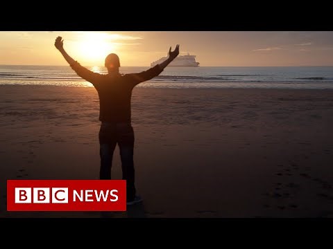 Migrant's year-long attempt to cross the English Channel - BBC News