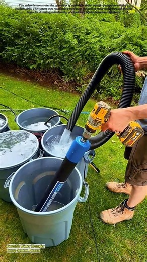 Portable Water Transfer Pump System Process