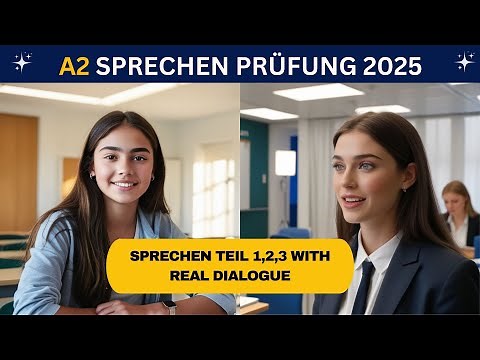 Goethe A2 Sprechen Teil 1, 2, 3 | Full Exam Practice with Answers