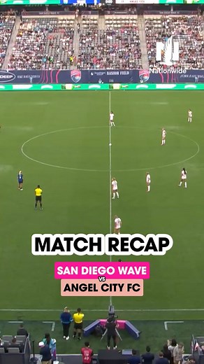 One goal apiece late in the game leads to a draw in San Diego San Diego Wave vs. Angel City FC Game Recap presented by @nationwide | National Women's Soccer League