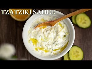 Creamy Tzatziki Cucumber Sauce-Greek Yogurt Sauce