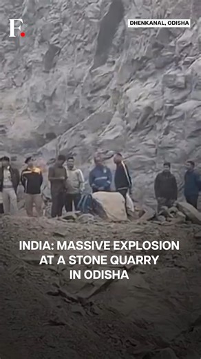 Firstpost on Instagram: "#FPReels: India: Blast At Stone Quarry, Several Feared Trapped A massive explosion has occurred at a stone quarry in India’s eastern state of Odisha, triggering emergency response efforts. Authorities say several labourers are trapped beneath large stones following the blast. Fire department and rescue teams have been deployed to the site and are carrying out operations to locate and rescue those trapped."