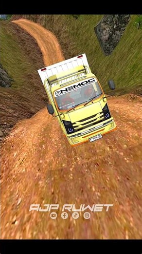 R25 Bumper Truck Uphill Battle #bussid #bussimulatorindonesia #games #bussidindonesia #bussidmaleo
