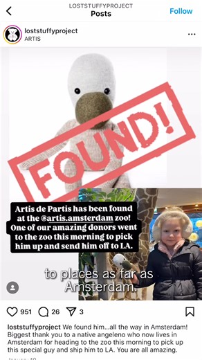 13K views · 72 reactions | The Lost Stuffy Project is delivering...