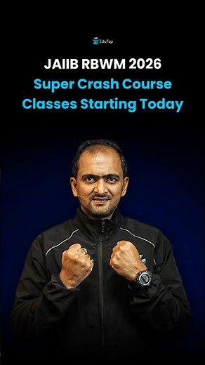 JAIIB RBWM 2026 Super Crash Course Live Classes Starting Today | JAIIB Online Coaching