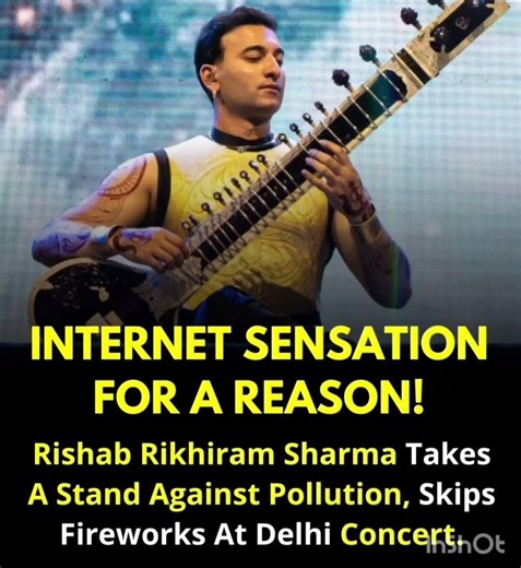Rishab Rikhiram Sharma Takes A Stand Against Pollution, Skips Fireworks At Delhi Concert.
