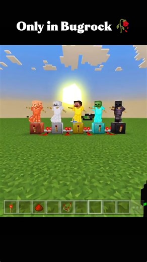 Only in Bugrock 🥀 | #minecraft #mixtape