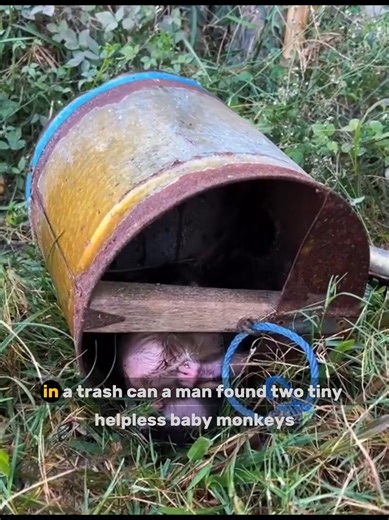 #KindnessMatters #HomelessAwareness #ActOfKindness He Found Two Abandoned Baby Monkeys in a Trash Can – What Happens Next Will Melt Your Heart! Kindness: Your Secret Superpower Unleashed!: https://bit.ly/3F4xwmc Unlock Your Best Life Now!: https://bit.ly/7RulesforLiving Witness a real-life rescue that proves compassion changes everything! 🌟 A man discovers two baby monkeys abandoned in a trash can, takes them home, and gives them the love, warmth, and care they desperately needed. ✅ Based on a 