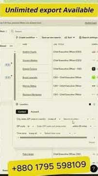 Apollo Unlimited Data Scraping tutorial 2026 And Data Export Service Available