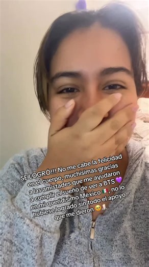 by_isabelle⁷.txt on Instagram: "Estoy TAN agradecida de tener amistades tan hermosas, valen oro. Gracias por ayudarme tanto a conseguir este sueño, voy a vivir la experiencia de ver a BTS en mi México 🇲🇽 💜😭 #bts #army #mexico"