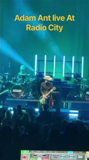 Adam Ant Live at Radio City #youtubeshorts #musichistory #adamant