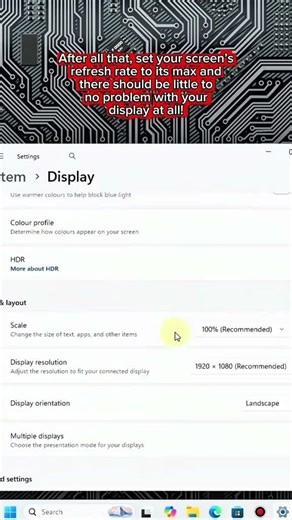 Want to change your refresh rate without your screen zooming in? Try these!🙌🔥