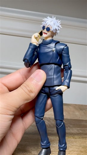 Shf teen Gojo posing #gojo #shfiguarts #shf #actionfigures #jjk #jujutsukaisen #anime #gojosatoru