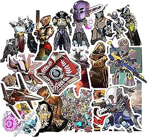 GTOTd Stickers for Desti Video Games (20pcs Large Size) Merch Gifts Games Party Supplies Decals for Helmet Truck Water Bottle Wall Door Laptop Luggage Teen Kids