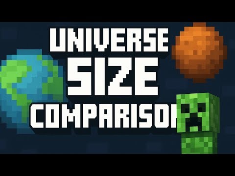 Universe Size Comparison Minecraft 2025