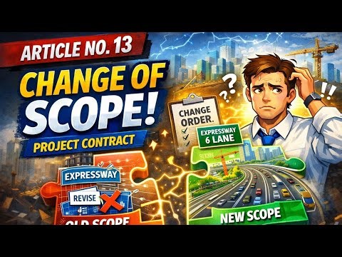 Article No. 13 – Change of Scope Part-01 | Project Contract Agreement Explained