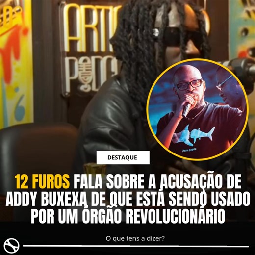 Ao decorrer da entrevista no Artigo 49 Podcast, 12 Furos teve a oportunidade de falar sobre as acusações de Addy Buxexa de que está ser usado por um órgão revulucionario. #12furos #monopolio #addybuxexa #transversal | Transversal