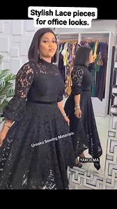 ✨️Lace Styles for Work #LaceElegance #WorkWear #UreakuFashionFinds #StyleInspo #LadiesFashion | Ureaku Tailoring Materials