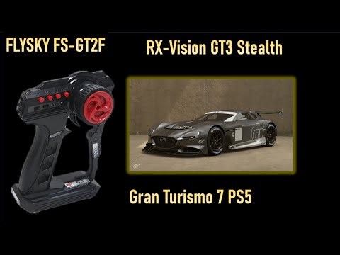 Flysky FS-GT2F: RX-Vision GT3 Stealth - Gran Turismo 7 PS5 | RC Controller Gameplay (POV)