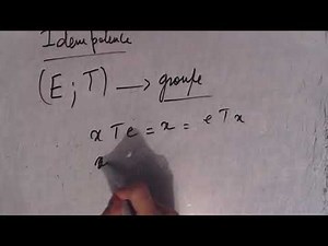 Algèbre linéaire - Idempotence définition générale