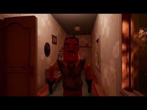 Hello Neighbor: Pre-Alpha: Retro Edition but in the Old Art Style