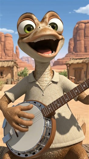 Oscar sings my grandfather clock #banjo